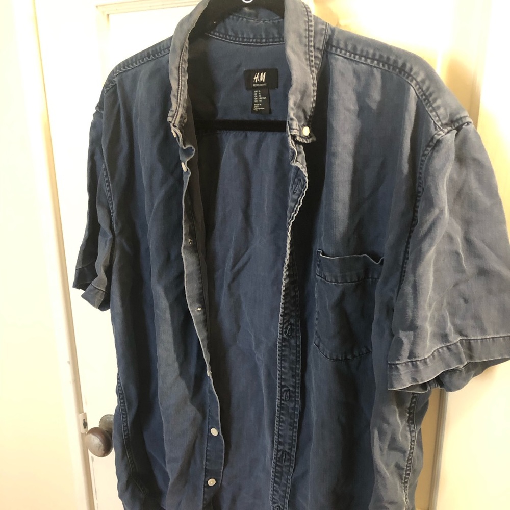 HM denim feel shirt